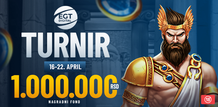 Screenshot del torneo EGT Digital su AdmiralBet che mostra la classifica e il montepremi